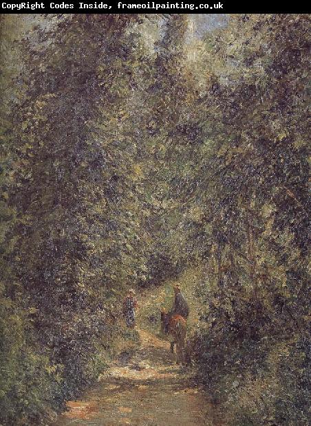 Camille Pissarro Summer forest road