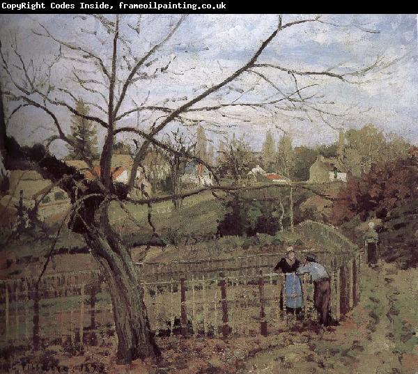 Camille Pissarro fence