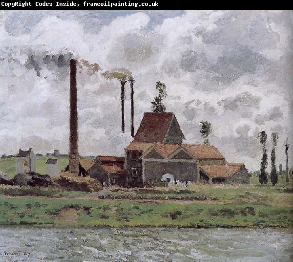 Camille Pissarro Metaponto factory near Watts