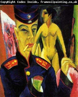 Ernst Ludwig Kirchner Self Portrait as a Soldier
