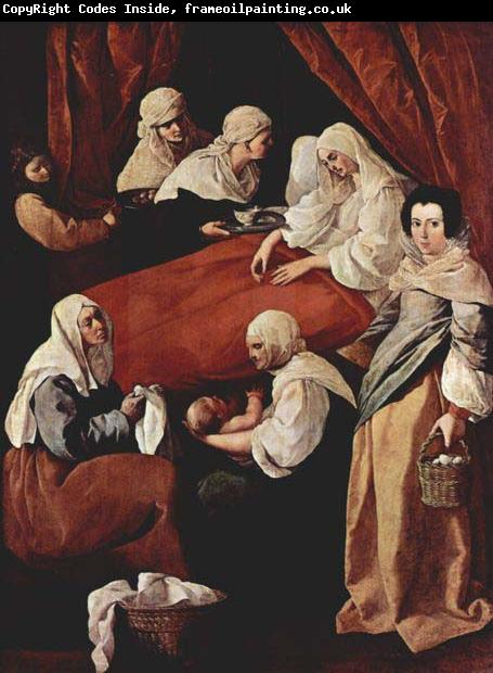 Francisco de Zurbaran The Birth of the Virgin,