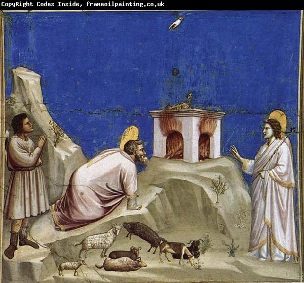 GIOTTO di Bondone Joachim's Sacrificial Offering