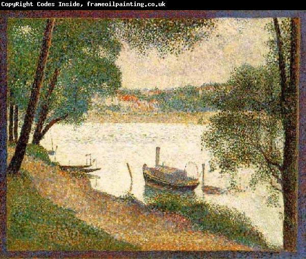 Georges Seurat Gray weather, Grande Jatte,