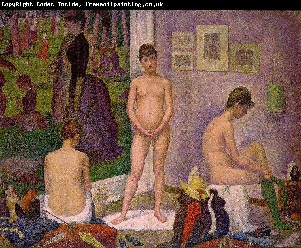 Georges Seurat The Models,