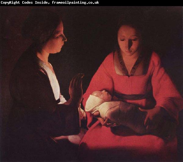 Georges de La Tour The Newborn Christ