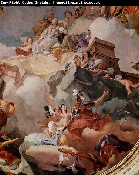 Giovanni Battista Tiepolo Apotheosis of Spain in Royal Palace of Madrid.