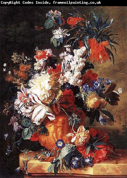 Jan van Huysum Bouquet of Flowers in an Urn by Jan van Huysum,