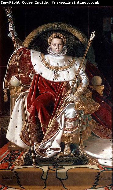 Jean Auguste Dominique Ingres Napoleon I on his Imperial Throne