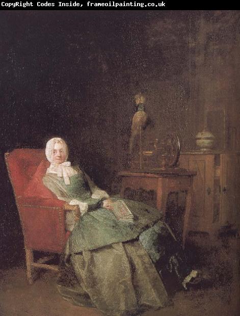 Jean Baptiste Simeon Chardin Take the book of women