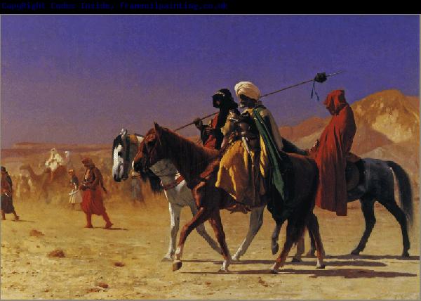 Jean-Leon Gerome Arabs Crossing the Desert