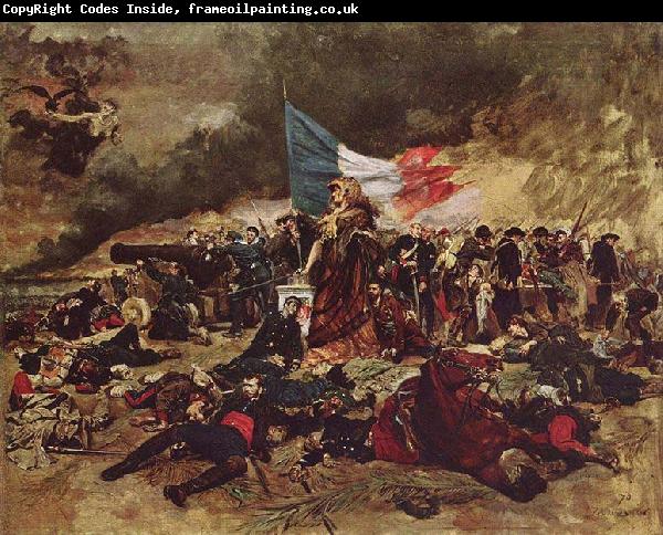 Jean-Louis-Ernest Meissonier The siege of Paris in 1870