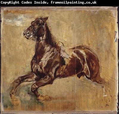 Jean-Louis-Ernest Meissonier Study of a horse