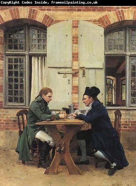 Jean-Louis-Ernest Meissonier The Card Players,