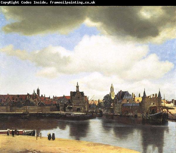 Johannes Vermeer View of Delft,
