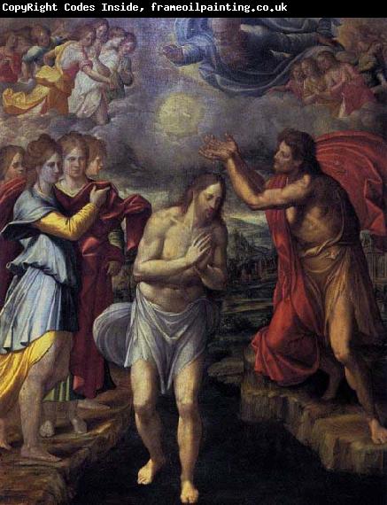 Juan Fernandez de Navarrete Baptism of Christ c