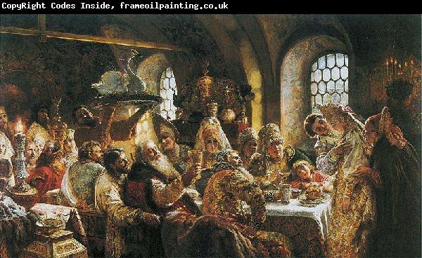 Konstantin Makovsky Boyar wedding feast