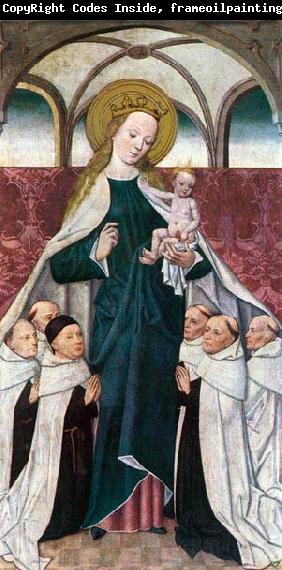 MASTER of the Life of the Virgin The Virgin of Mercy