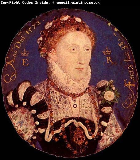 Nicholas Hilliard Miniature of Elizabeth I