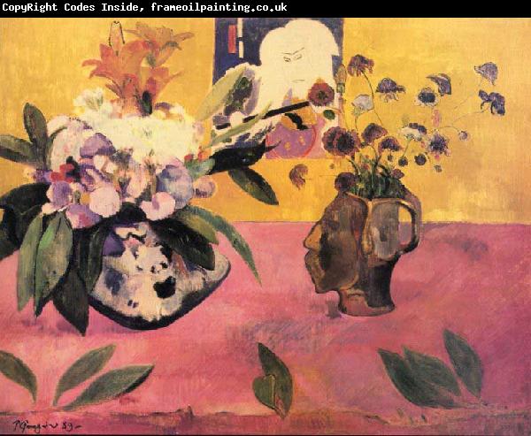 Paul Gauguin Still Life with Japanese Woodcut