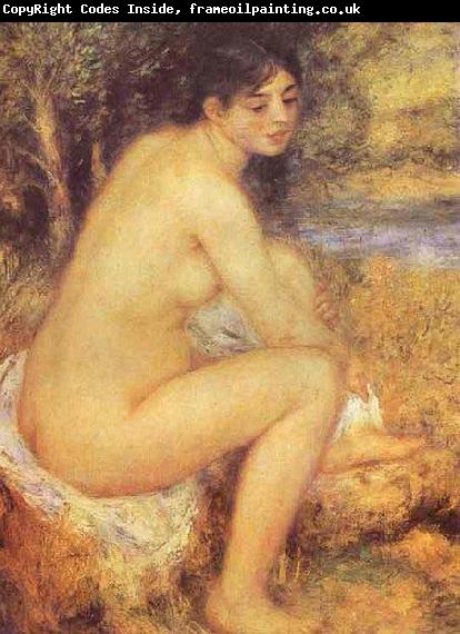 Pierre-Auguste Renoir Seating Girl,