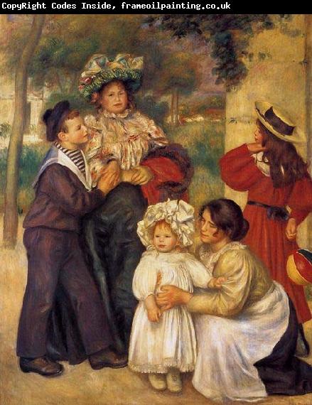 Pierre-Auguste Renoir The Artist Family,