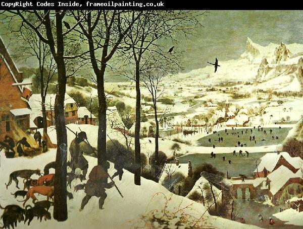 Pieter Bruegel jagarna i snon, januari