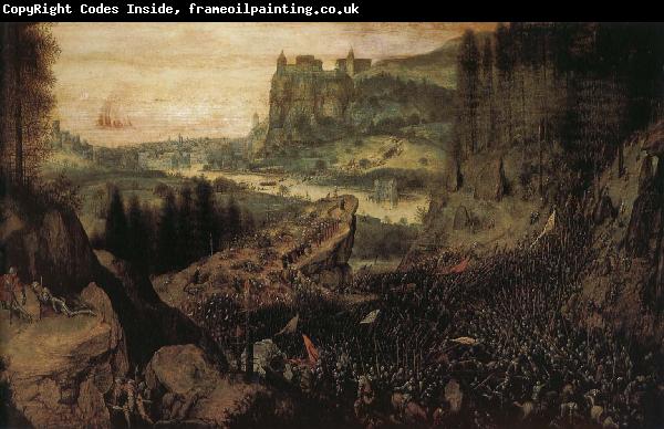Pieter Bruegel Saul killed