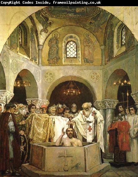 Viktor Vasnetsov Baptism of Saint Prince Vladimir 1890