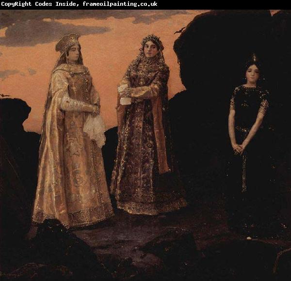 Viktor Vasnetsov Three queens of the underground kingdom 1879
