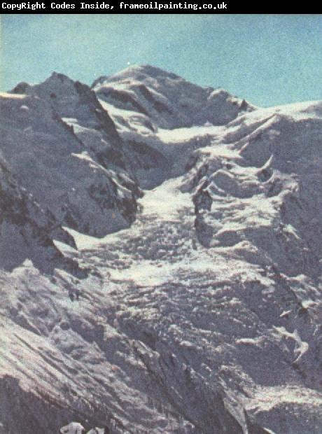 william r clark paccard balmat och de flesta andra andra alpinister tog sig upp till mont blancs topp pa nordsidan