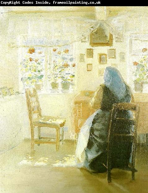 Anna Ancher solskin i stuen