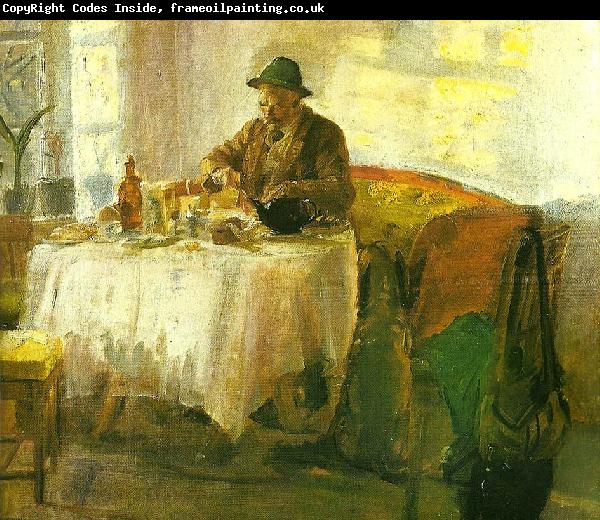 Anna Ancher frokost for jagten