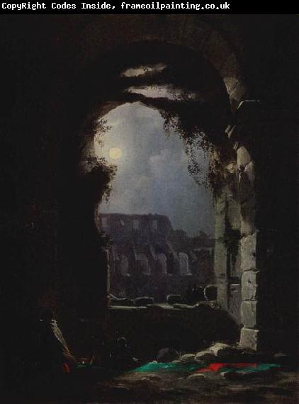 Carl Gustav Carus Das Kolosseum in einer Mondnacht