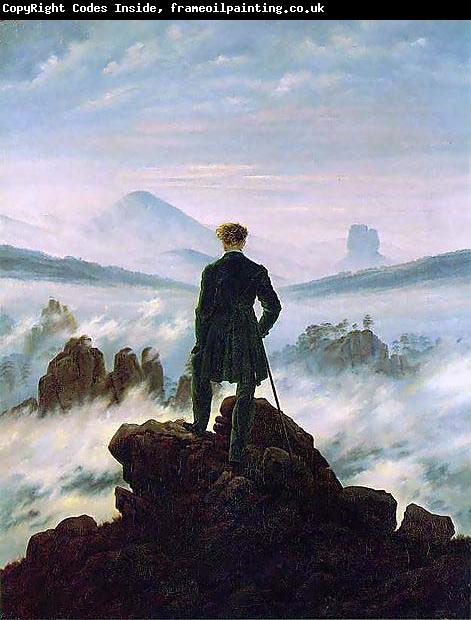 Caspar David Friedrich The wanderer above the sea of fog