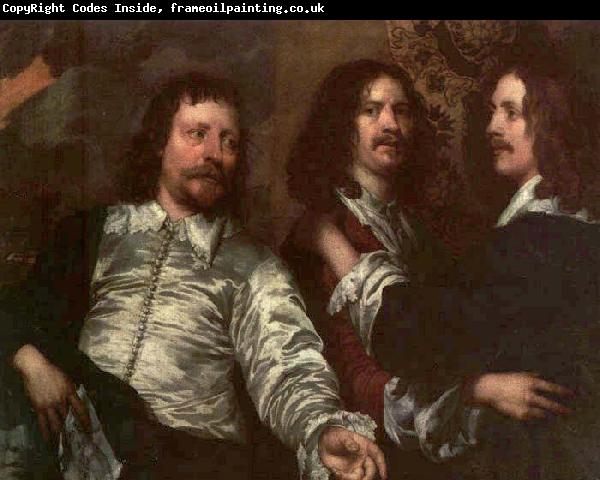 DOBSON, William The Painter with Sir Charles Cottrell and Sir Balthasar Gerbier about