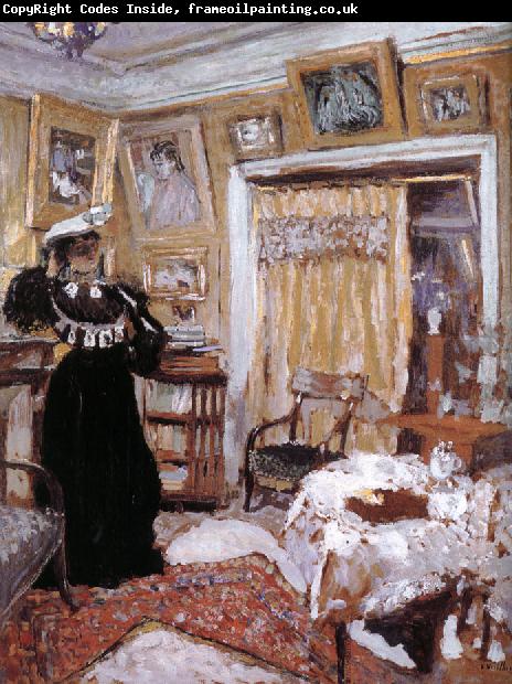 Edouard Vuillard Wear black clothes woman