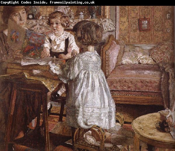Edouard Vuillard Weil lady and her children