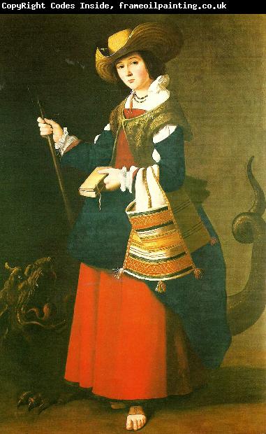 Francisco de Zurbaran st. agatha.