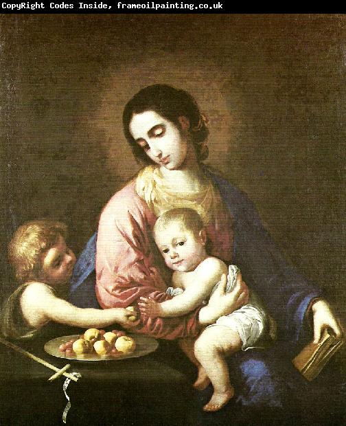 Francisco de Zurbaran virgin and child with st