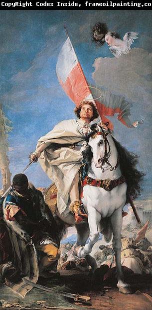 Giovanni Battista Tiepolo St Jacobus defeats the Moors.
