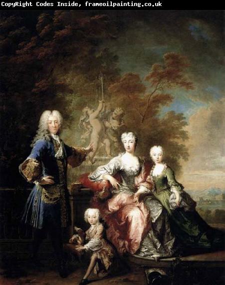 Robert Levrac Tournieres Count Ferdinand Adolf von Plettenberg and his Family