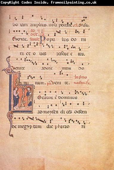 unknow artist Fragment of an Antiphonale after