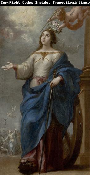 Bartolome Esteban Murillo Saint Catherine of Alexandria