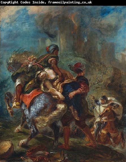 Eugene Delacroix The Abduction of Rebecca
