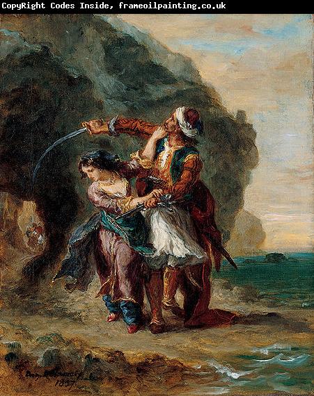 Eugene Delacroix Selim and Zuleika