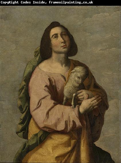 Francisco de Zurbaran Saint Agnes