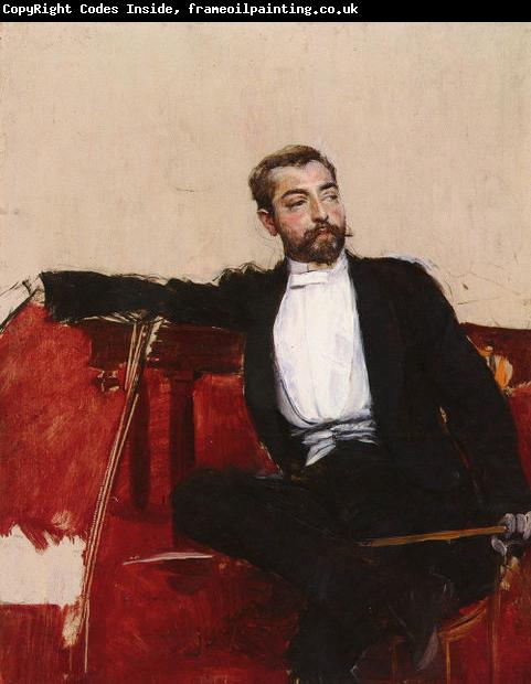 Giovanni Boldini Portrait of John Singer Sargent.