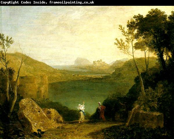 J.M.W.Turner aeneas and the sibyl, lake avernus