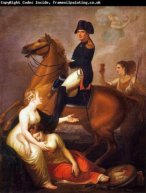 Jozef Peszka Allegorical scene with Napoleon