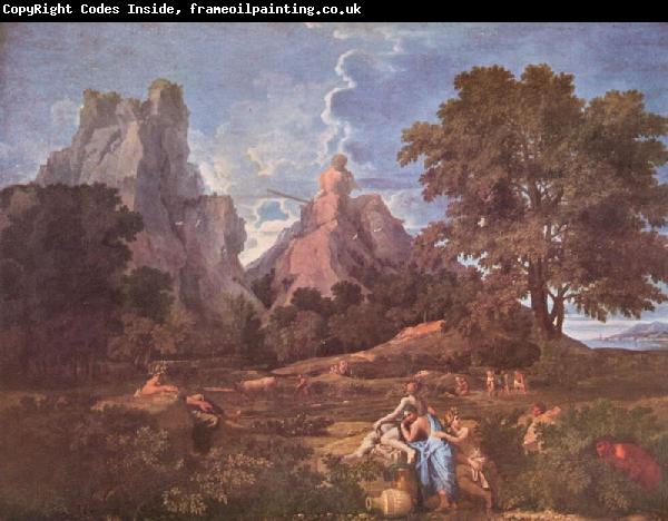 Nicolas Poussin Landschaft mit Polyphem